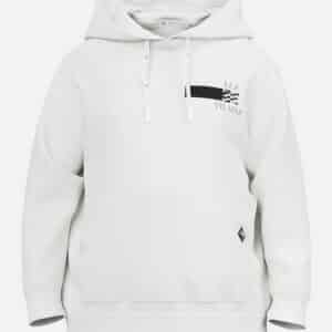 Les Vilains Original Streetwear white hoodie front